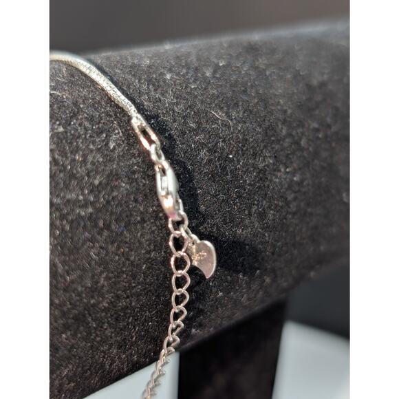 925 Sterling Silver 'I Love You' In 100 Languages Projection Bracelet - Picture 5 of 10